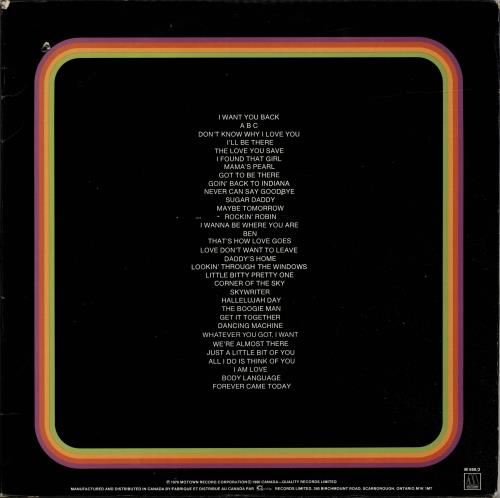 The Jackson Five Anthology 3-LP vinyl record set (Triple LP Album) Canadian JKS3LAN695259