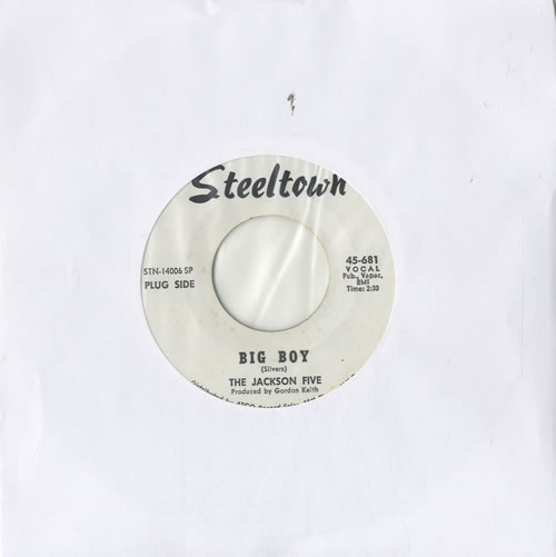 The Jackson Five Big Boy 7" vinyl single (7 inch record / 45) US JKS07BI567869