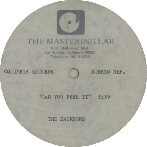 The Jackson Five Can You Feel It acetate US JKSATCA645942