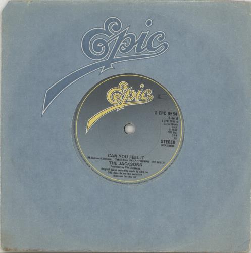 The Jackson Five Can You Feel It 7" vinyl single (7 inch record / 45) UK JKS07CA882237