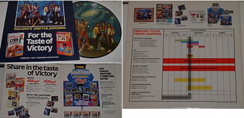 The Jackson Five For The Taste Of Victory picture disc LP (vinyl picture disc album) US JKSPDFO256296