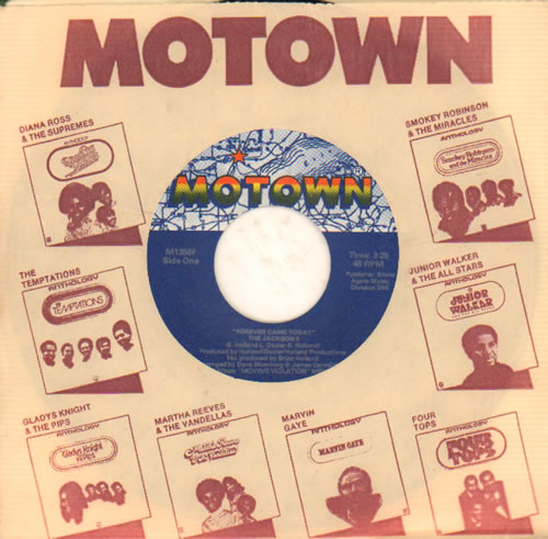 The Jackson Five Forever Came Today 7" vinyl single (7 inch record / 45) Canadian JKS07FO640882