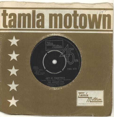 The Jackson Five Get It Together 7" vinyl single (7 inch record / 45) UK JKS07GE689583