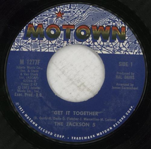 The Jackson Five Get It Together 7" vinyl single (7 inch record / 45) US JKS07GE882145