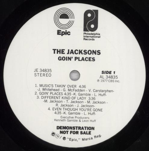 The Jackson Five Goin' Places vinyl LP album (LP record) US JKSLPGO141283