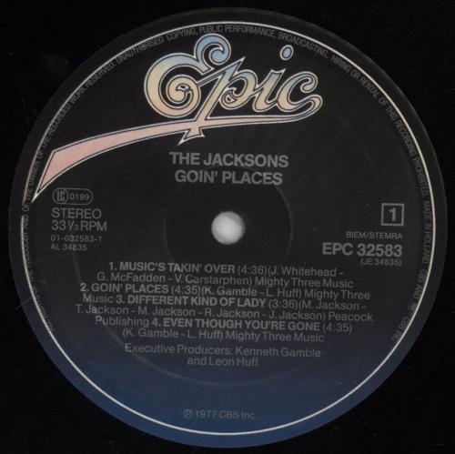 The Jackson Five Goin' Places vinyl LP album (LP record) UK JKSLPGO863026