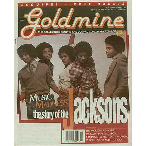 The Jackson Five Goldmine - October 1995 magazine US JKSMAGO407524