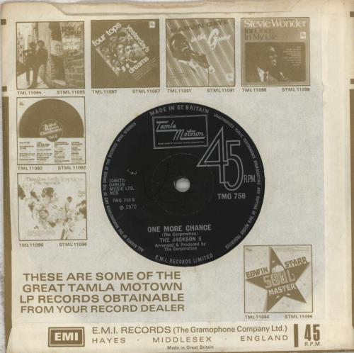 The Jackson Five I'll Be There 7" vinyl single (7 inch record / 45) UK JKS07IL255622