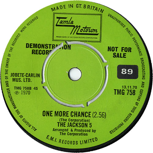 The Jackson Five I'll Be There 7" vinyl single (7 inch record / 45) UK JKS07IL604891