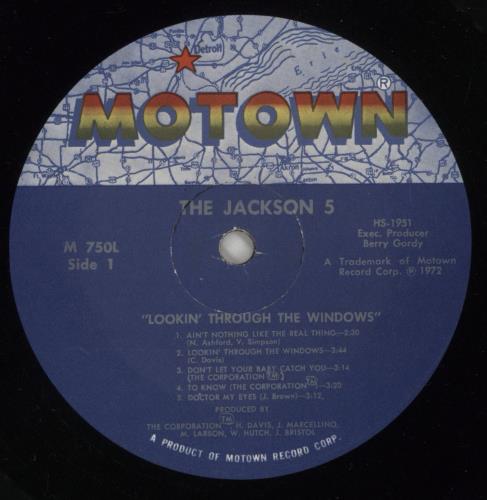 The Jackson Five Lookin' Through The Windows - EX vinyl LP album (LP record) US JKSLPLO871897