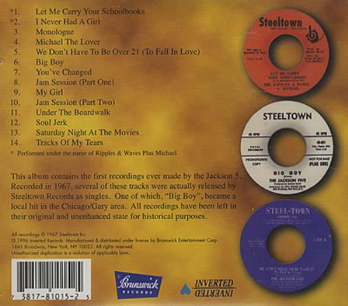 The Jackson Five Pre-history CD album (CDLP) US JKSCDPR115296