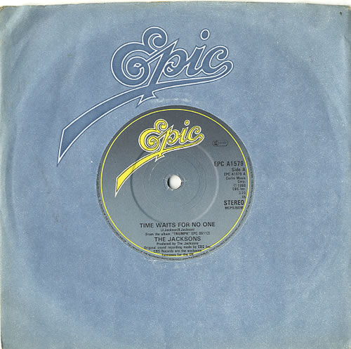 The Jackson Five Time Waits For No One 7" vinyl single (7 inch record / 45) UK JKS07TI613545