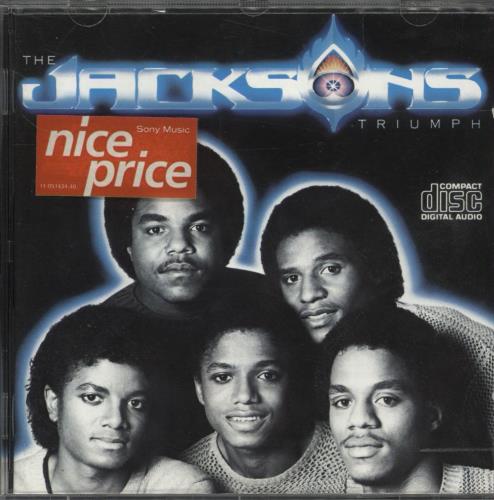 The Jackson Five Triumph CD album (CDLP) Austrian JKSCDTR710801