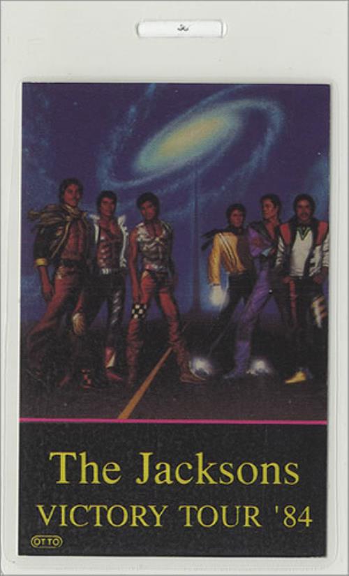 The Jackson Five Victory Tour '84 tour pass US JKSTPVI488012