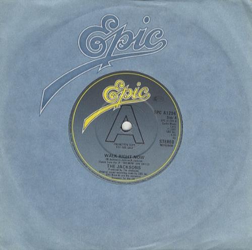 The Jackson Five Walk Right Now 7" vinyl single (7 inch record / 45) UK JKS07WA43340