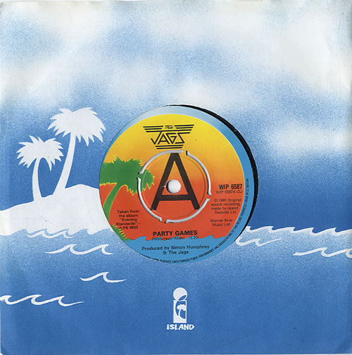 The Jags Party Games 7" vinyl single (7 inch record / 45) UK T4J07PA624085