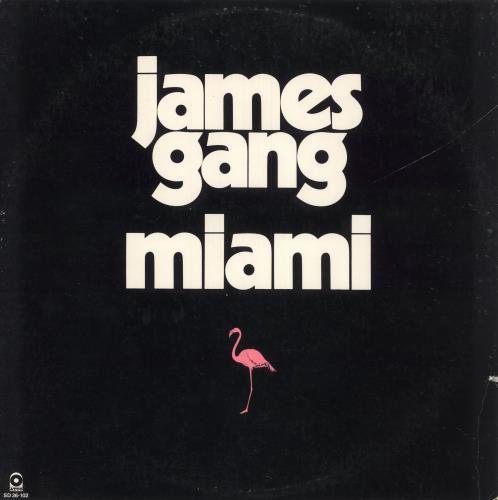 The James Gang Miami vinyl LP album (LP record) US JMGLPMI744360