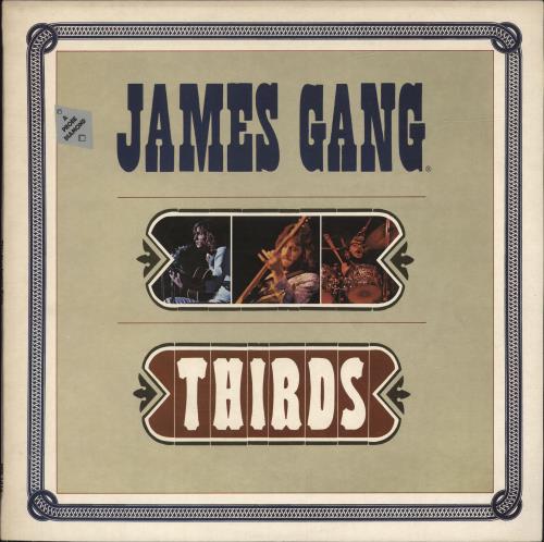 The James Gang Thirds vinyl LP album (LP record) UK JMGLPTH432889