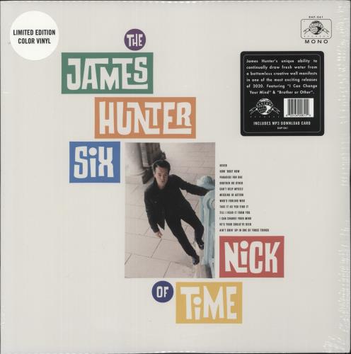 The James Hunter Six Nick Of Time - Orange Splatter Vinyl - Sealed vinyl LP album (LP record) US 5KLLPNI884943