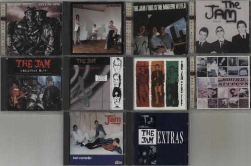 The Jam 1977-1982 Studio Albums CD album (CDLP) UK JAMCDST670442