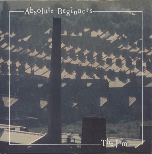The Jam Absolute Beginners + Insert 7" vinyl single (7 inch record / 45) UK JAM07AB164986