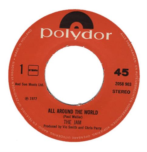The Jam All Around The World 7" vinyl single (7 inch record / 45) Dutch JAM07AL401109