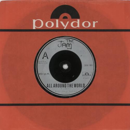 The Jam All Around The World 7" vinyl single (7 inch record / 45) UK JAM07AL865722