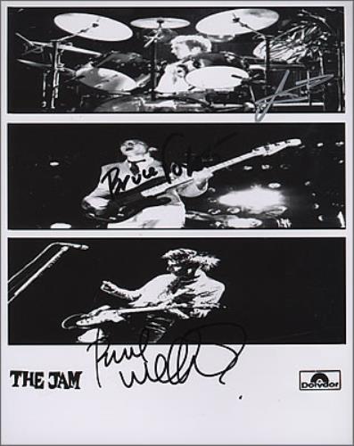 The Jam Autographed Photo photograph UK JAMPHAU383442