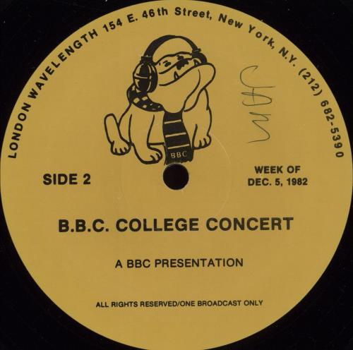 The Jam BBC College Concert vinyl LP album (LP record) US JAMLPBB677594