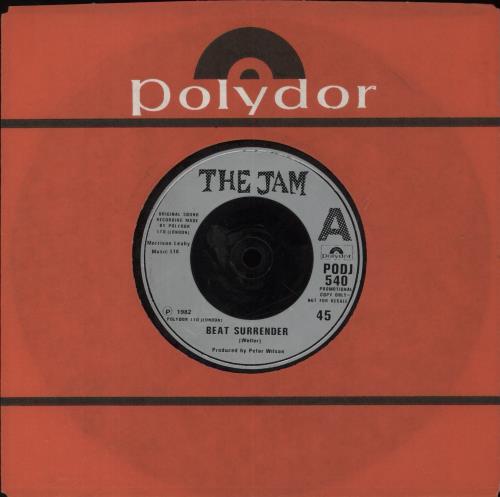 The Jam Beat Surrender 7" vinyl single (7 inch record / 45) UK JAM07BE457902