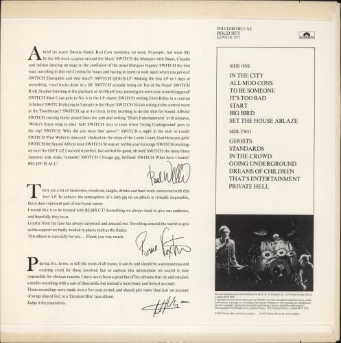 The Jam Dig The New Breed vinyl LP album (LP record) UK JAMLPDI684642