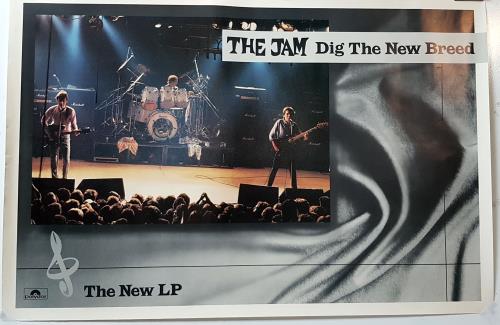 The Jam Dig The New Breed poster UK JAMPODI690136
