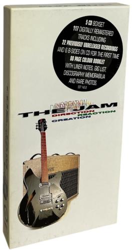 The Jam Direction Reaction Creation - Stickered CD Album Box Set UK JAMDXDI97752