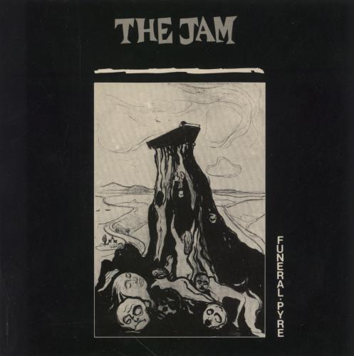 The Jam Funeral Pyre + p/s 7" vinyl single (7 inch record / 45) UK JAM07FU73463