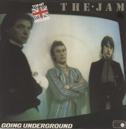 The Jam Going Underground 7" vinyl single (7 inch record / 45) German JAM07GO110662