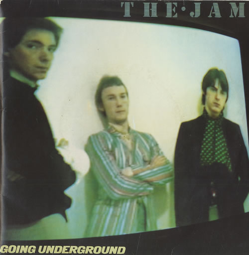 The Jam Going Underground 7" vinyl single (7 inch record / 45) UK JAM07GO08394