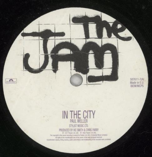The Jam In The City 7" vinyl single (7 inch record / 45) UK JAM07IN213573