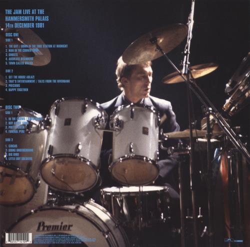 The Jam Live At Hammersmith Palais 14th December 1981 2-LP vinyl record set (Double LP Album) UK JAM2LLI782627