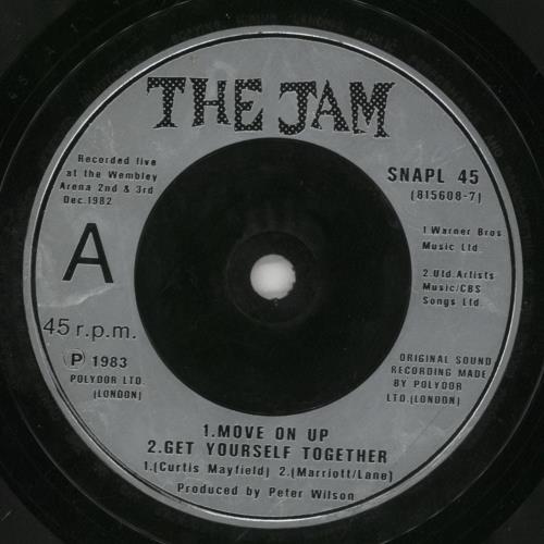 The Jam Live E.P. 7" vinyl single (7 inch record / 45) UK JAM07LI107338