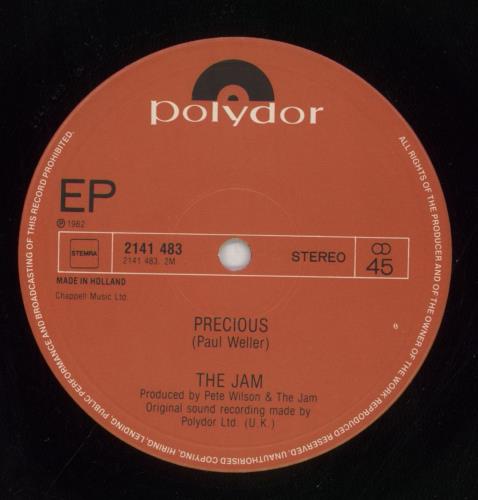 The Jam Precious 12" vinyl single (12 inch record / Maxi-single) Dutch JAM12PR89977