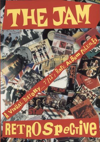 The Jam Retropective book UK JAMBKRE141296