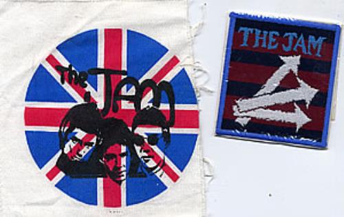 The Jam Set Of 2 Promo Patches badge UK JAMBGSE279792