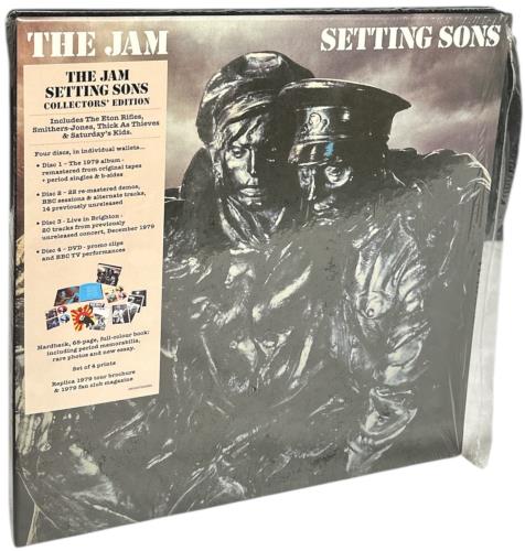 The Jam Setting Sons - Shrink CD Album Box Set UK JAMDXSE877034