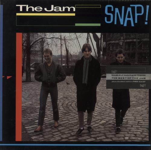 The Jam Snap! - Complete + Stickered - VG 2-LP vinyl record set (Double LP Album) UK JAM2LSN881029
