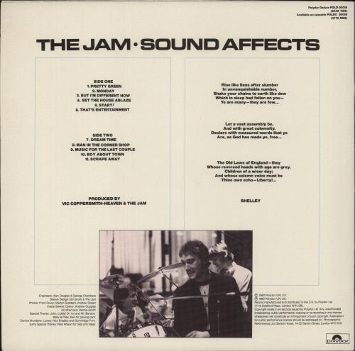 The Jam Sound Affects - EX vinyl LP album (LP record) UK JAMLPSO878609