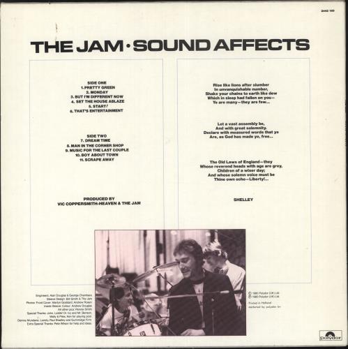 The Jam Sound Affects vinyl LP album (LP record) Dutch JAMLPSO731475