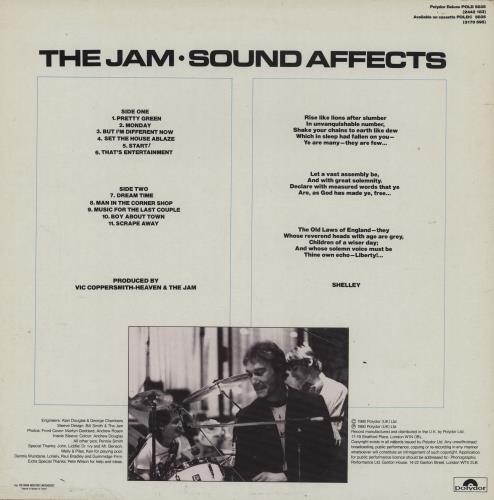 The Jam Sound Affects vinyl LP album (LP record) French JAMLPSO761544