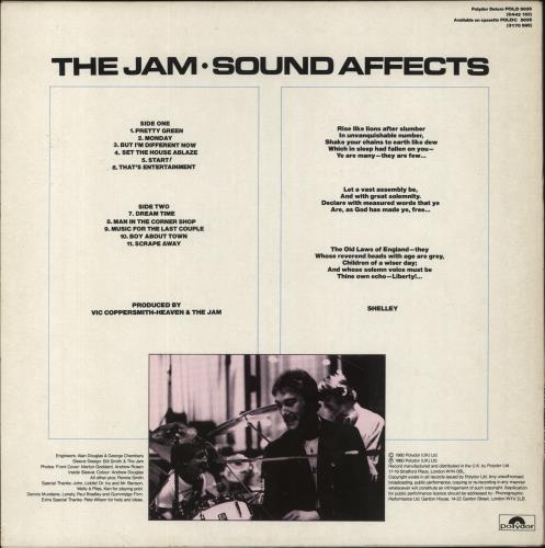 The Jam Sound Affects vinyl LP album (LP record) UK JAMLPSO768148