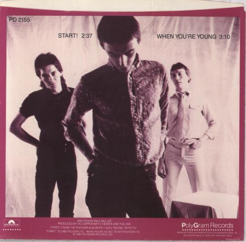 The Jam Start! + Sleeve 7" vinyl single (7 inch record / 45) US JAM07ST264700