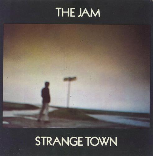 The Jam Strange Town - Wide Injection 7" vinyl single (7 inch record / 45) French JAM07ST829405